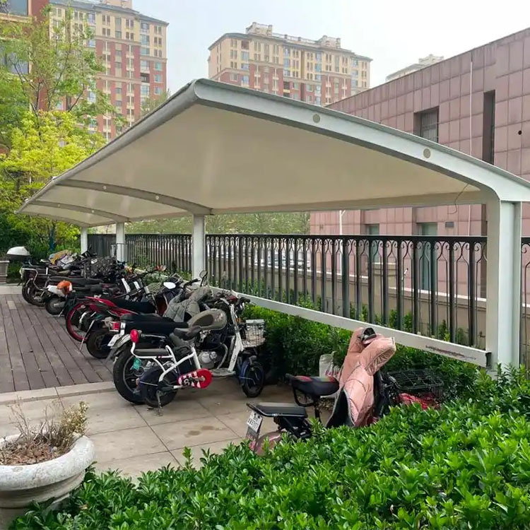 孟村膜结构电动车棚